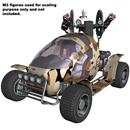 Desert Storm Vehicle by: , 3D Models by Daz 3D