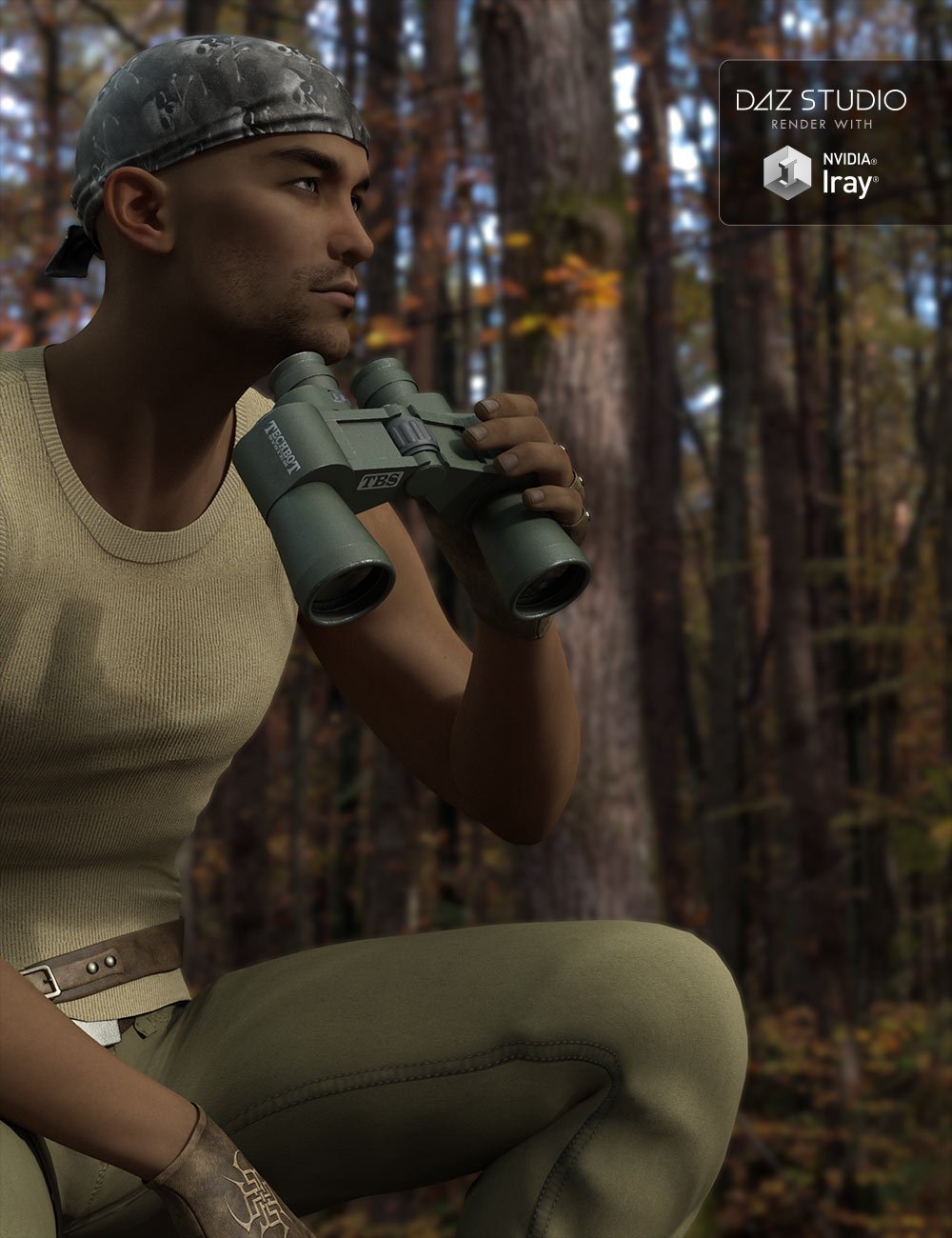 Binoculars Set by: ile-avalon, 3D Models by Daz 3D