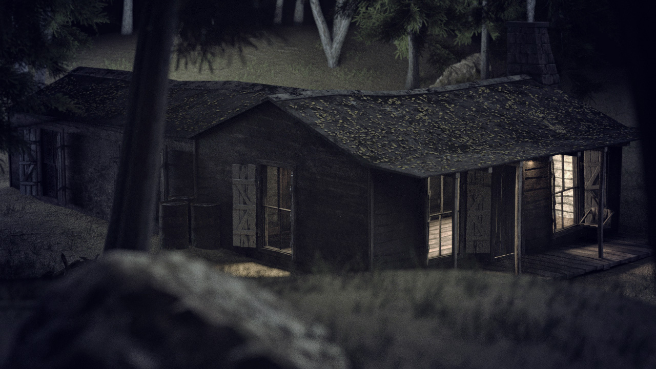 A Cabin in the Woods by: Mely3D, 3D Models by Daz 3D