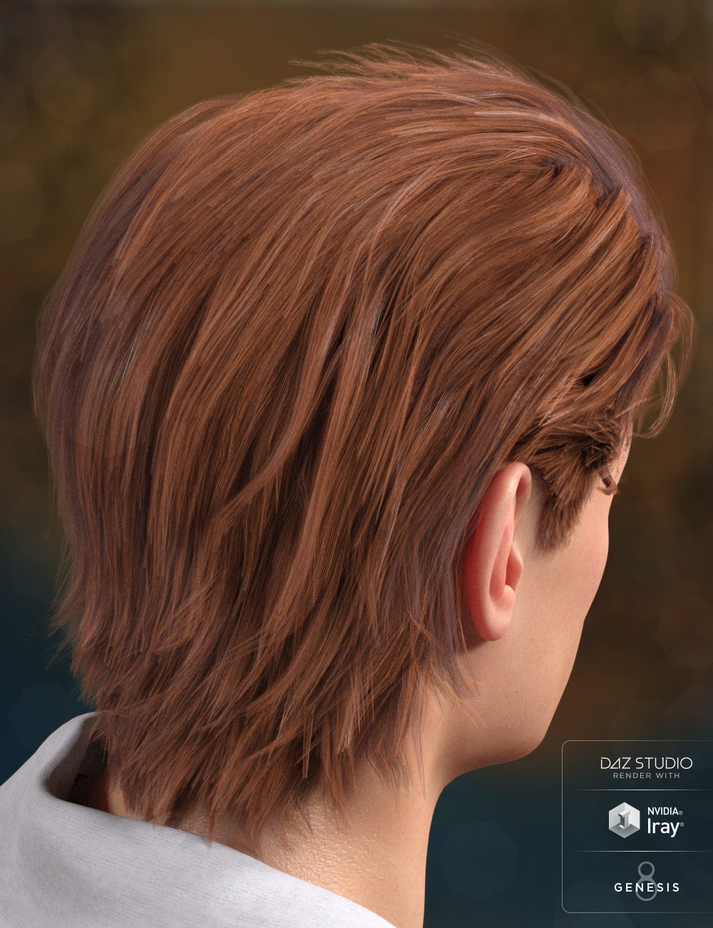 Axel Hair For Genesis 8 Male s Daz 3D