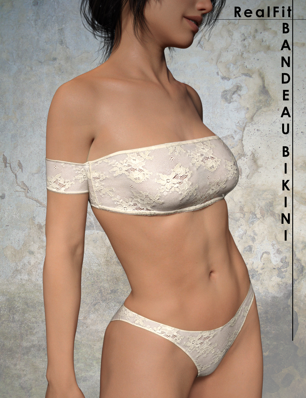 RealFit Bandeau Bikini for Genesis 8 Female(s) by: the3dwizard, 3D Models by Daz 3D