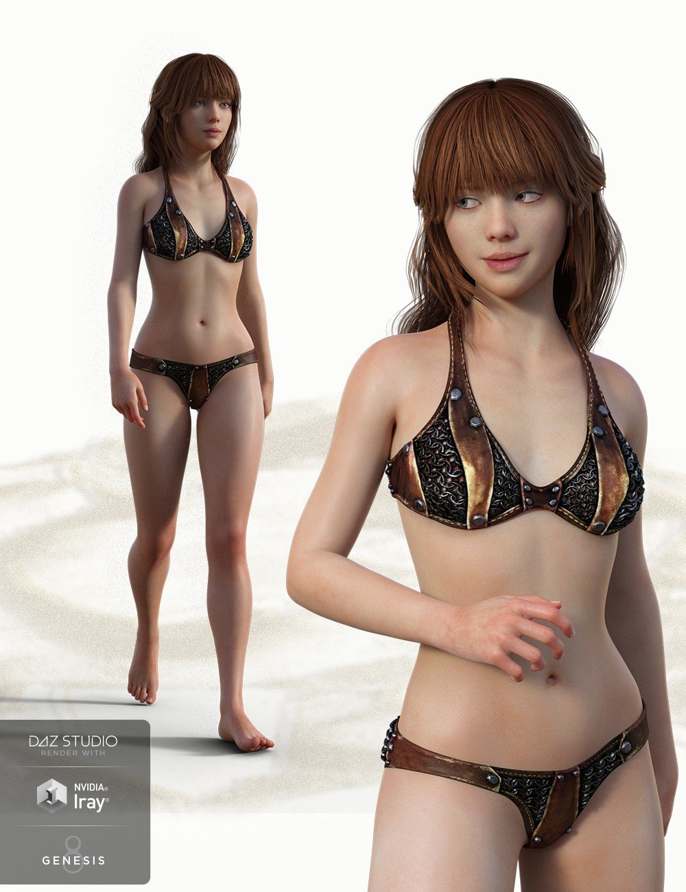 AQ Jenn for Genesis 3 & 8 Female AQ Jenn for Genesis 3 & 8 Female by: Aquarius, 3D Models by Daz 3D