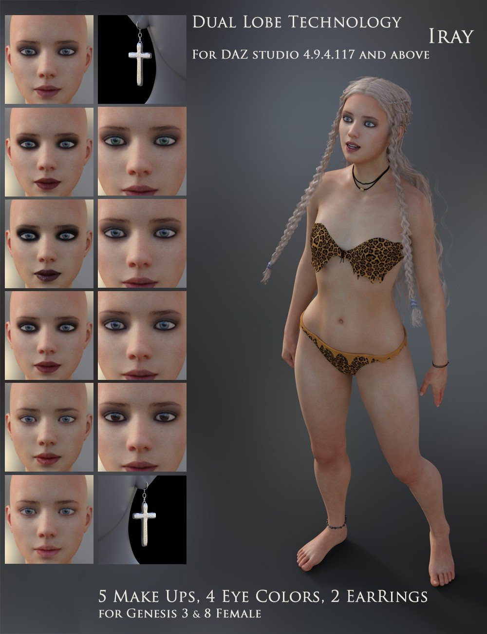 AQ Jenn for Genesis 3 & 8 Female by: Aquarius, 3D Models by Daz 3D