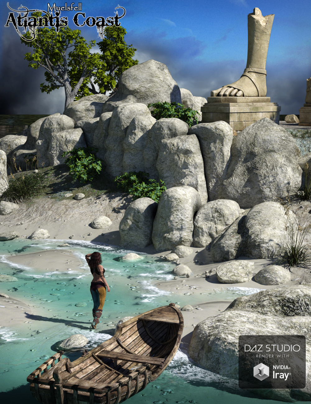 Muelsfell Atlantis Coast by: E-Arkham, 3D Models by Daz 3D