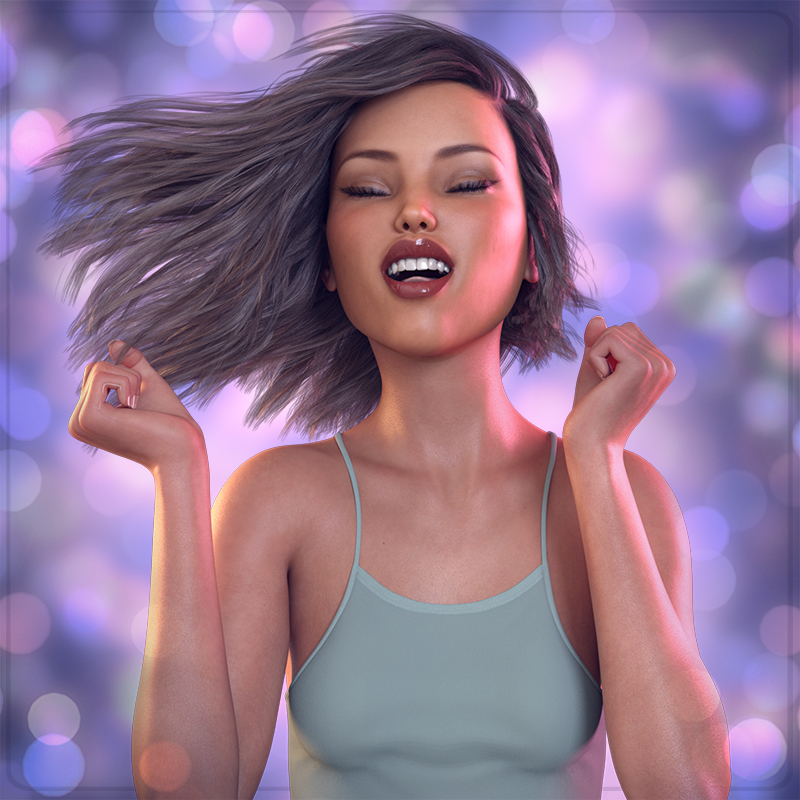 Z Little Diva - Dialable and One-Click Expressions for Teen Josie 8 by: Zeddicuss, 3D Models by Daz 3D