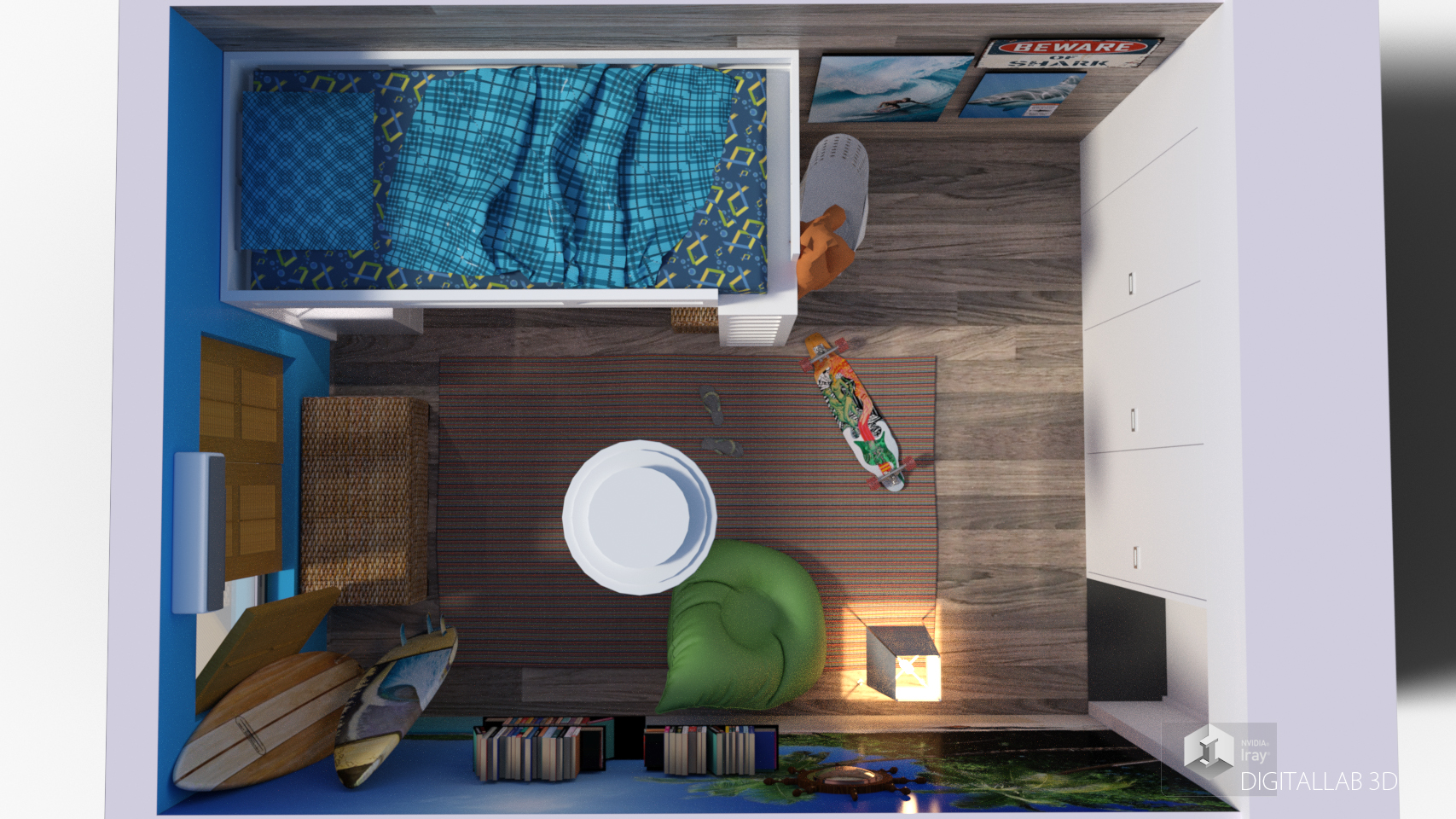 Beach House by: Digitallab3D, 3D Models by Daz 3D