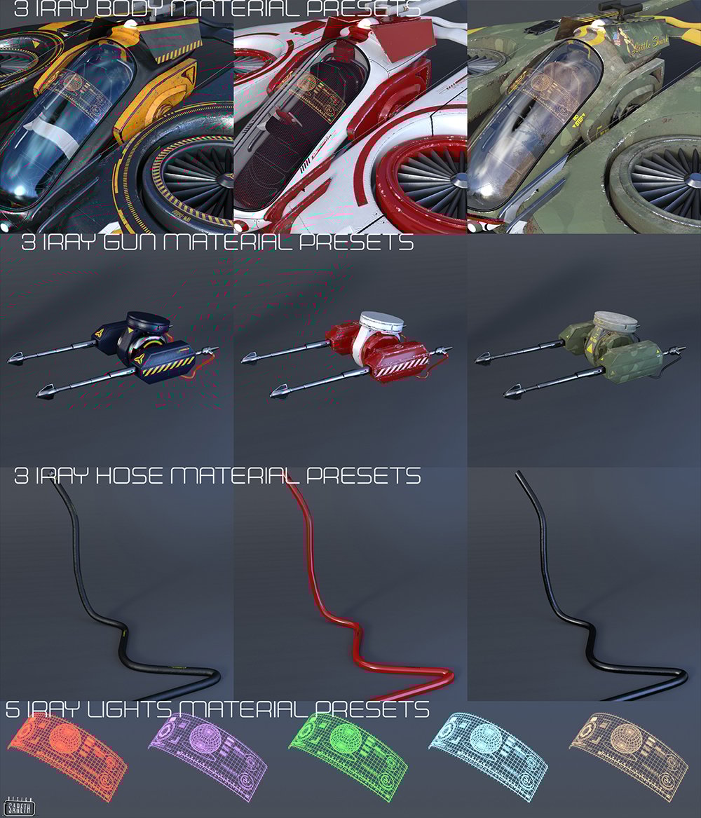 Single Man Light Aircraft Single Man Light Aircraft by: Sareth, 3D Models by Daz 3D