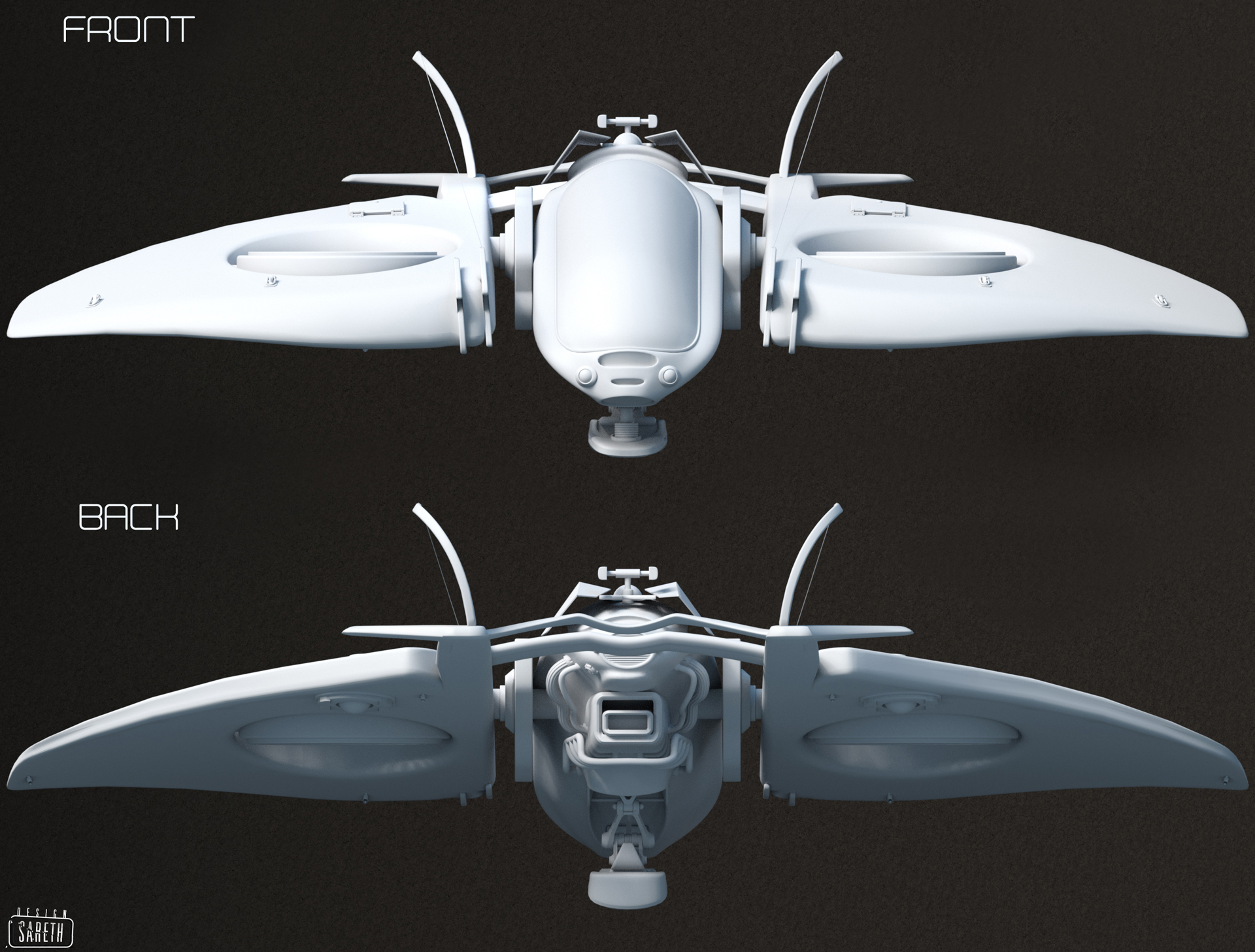 Single Man Light Aircraft Single Man Light Aircraft by: Sareth, 3D Models by Daz 3D