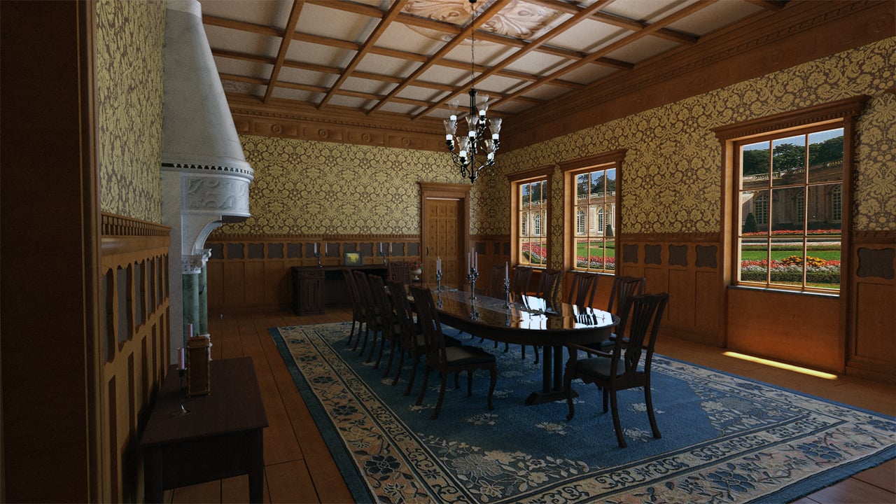 Old Royal Dining Hall by: Tesla3dCorp, 3D Models by Daz 3D
