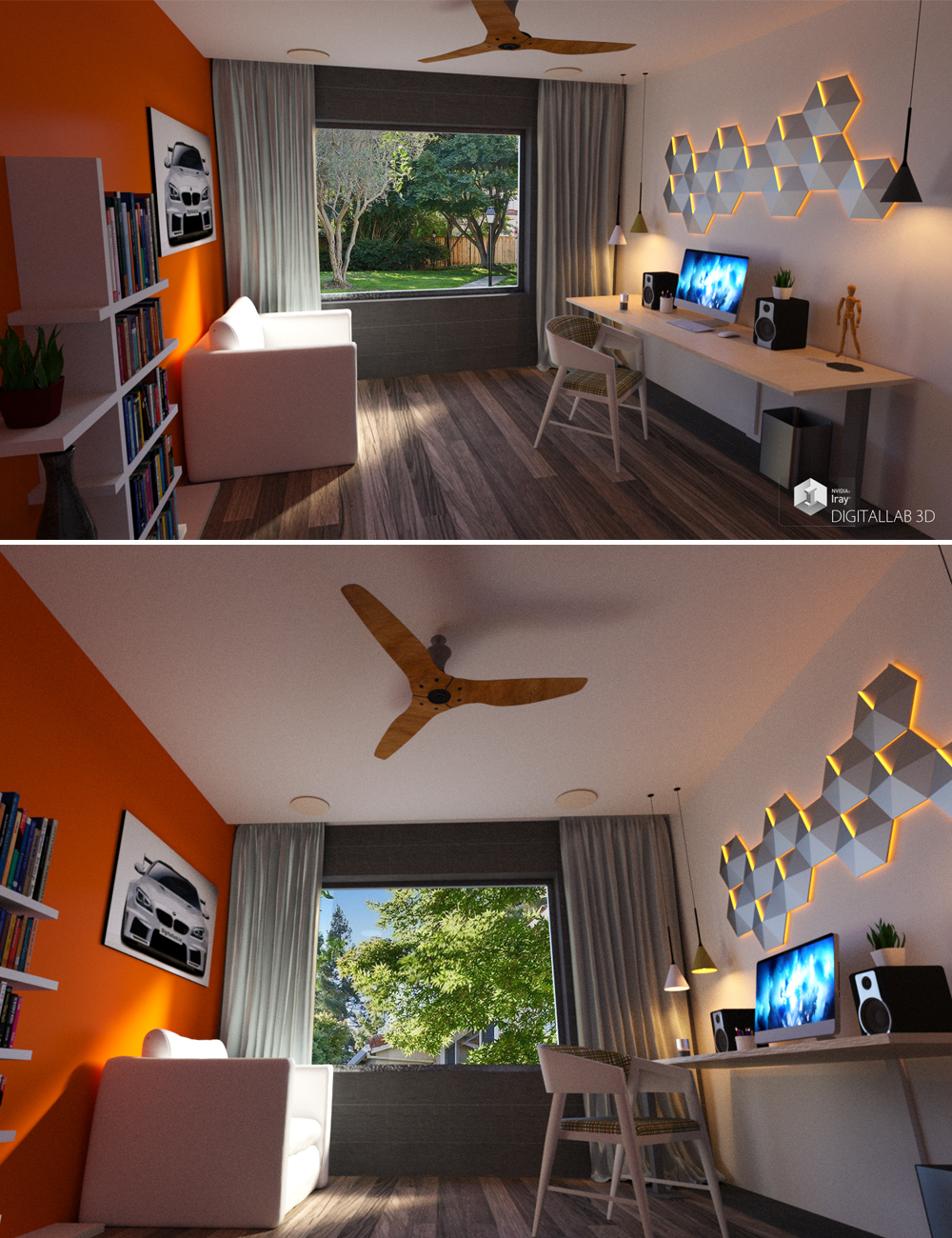 Home Office by: Digitallab3D, 3D Models by Daz 3D