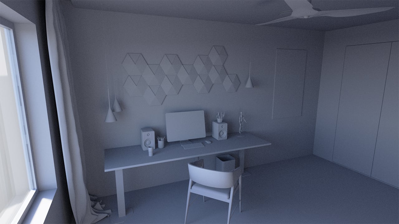 Home Office Home Office by: Digitallab3D, 3D Models by Daz 3D
