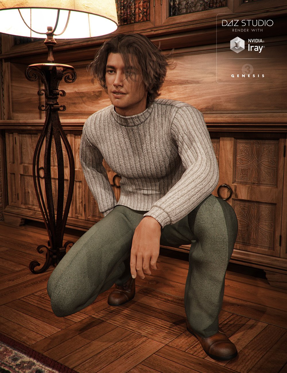 Civilized Man for Genesis 3 Male(s) by: Aave Nainen, 3D Models by Daz 3D