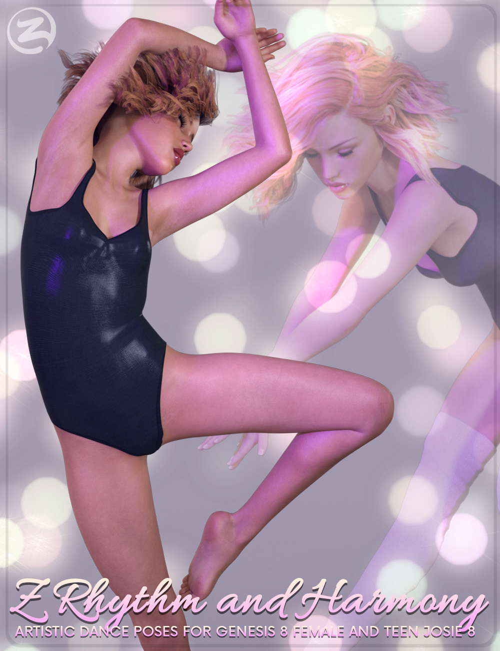 Z Rhythm and Harmony - Dance Poses for Genesis 8 Female and Teen Josie 8 by: Zeddicuss, 3D Models by Daz 3D
