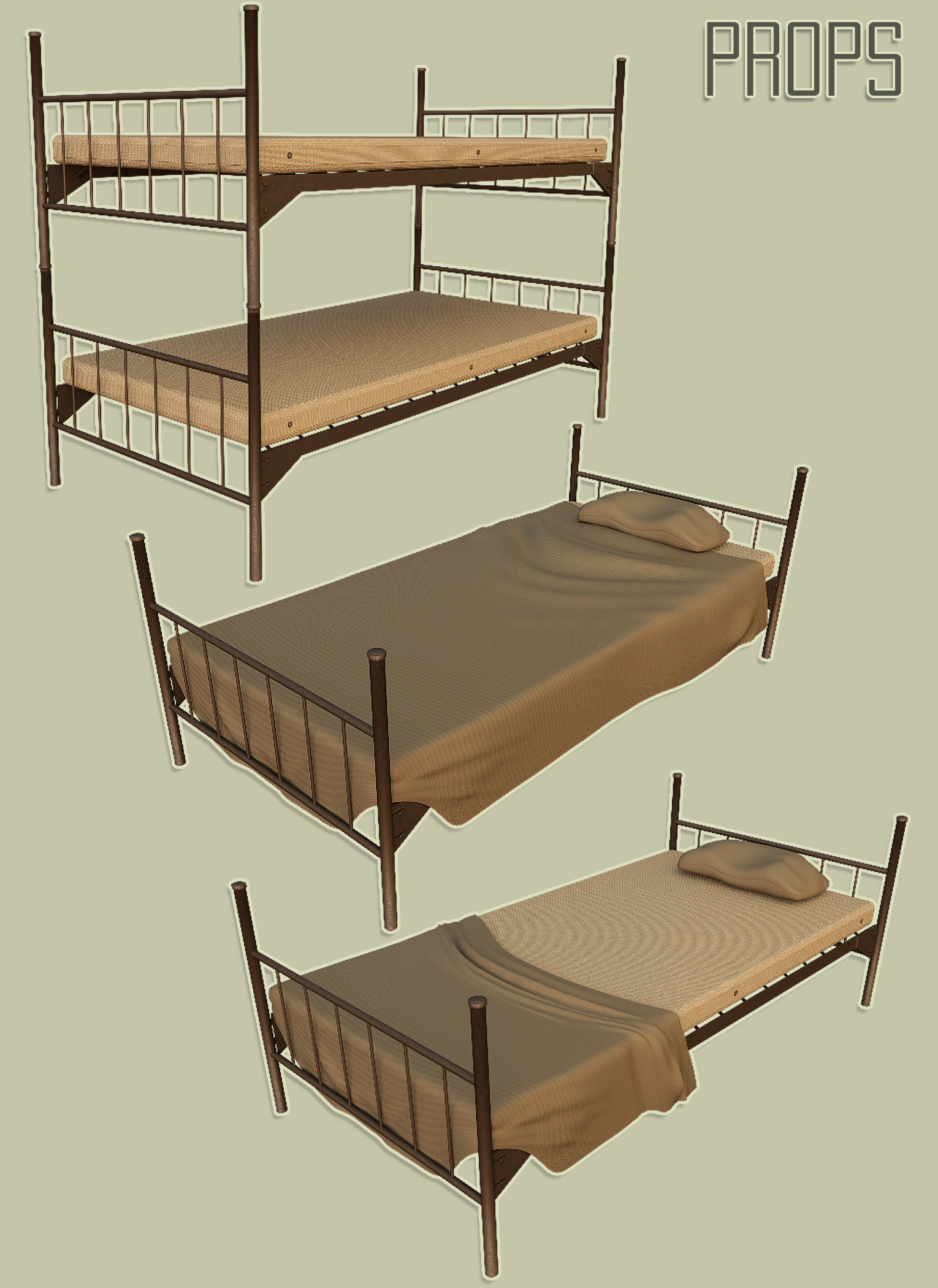Sleep Away Camp by: The AntFarm, 3D Models by Daz 3D