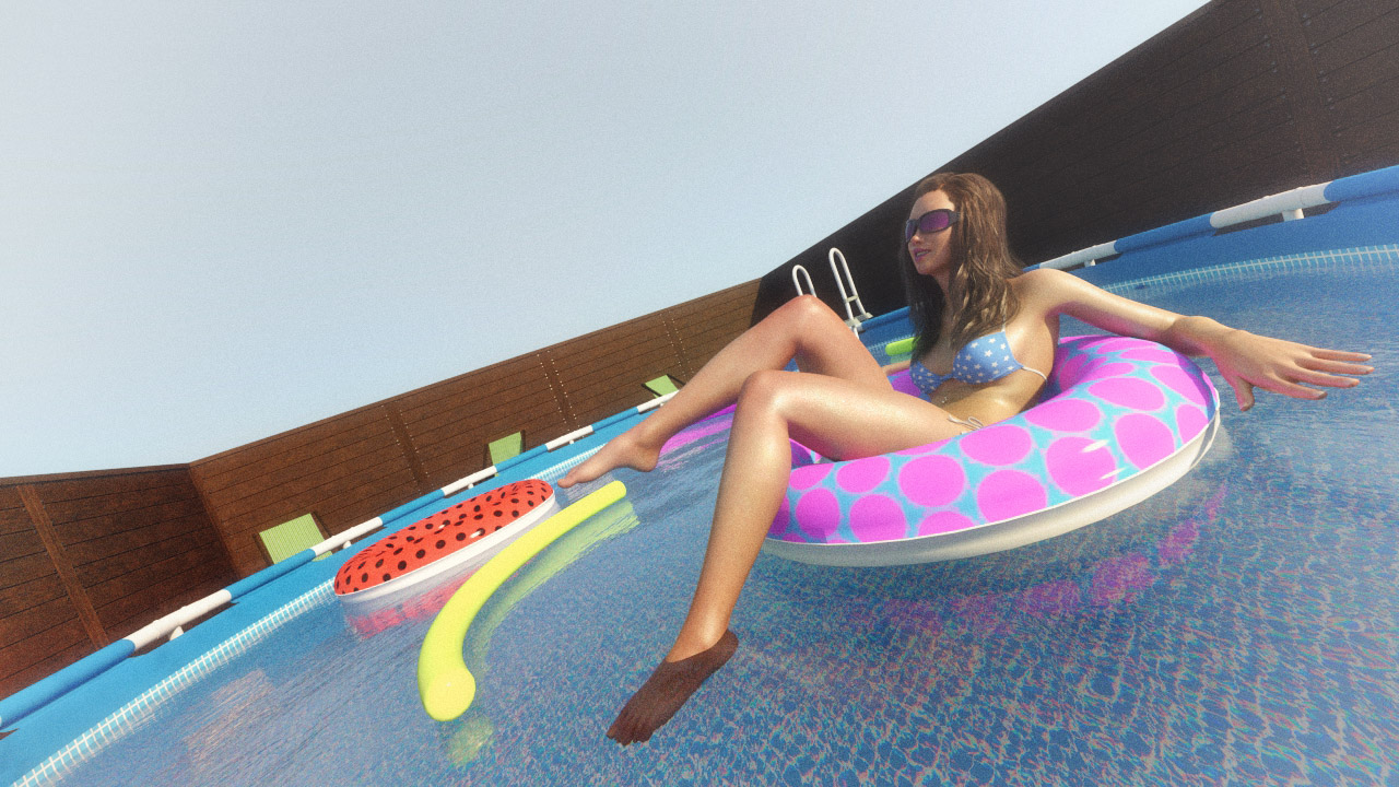 Home Swimming Pool by: Mely3D, 3D Models by Daz 3D