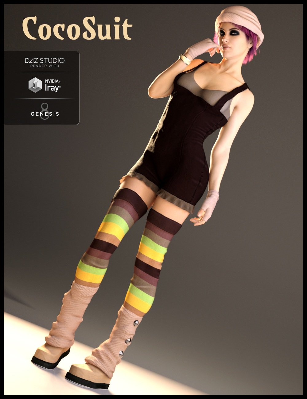 CocoSuit for Genesis 8 Female(s) by: Nathy Design, 3D Models by Daz 3D