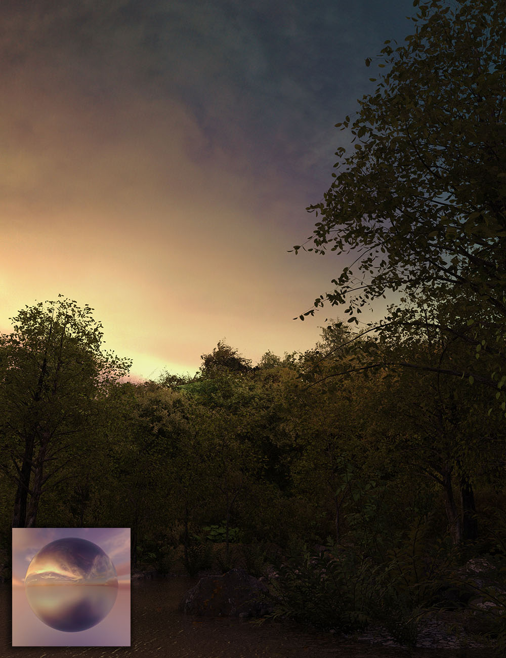 Orestes Iray HDRI Skydomes Vol 4 - Sunset by: Orestes Graphics, 3D Models by Daz 3D