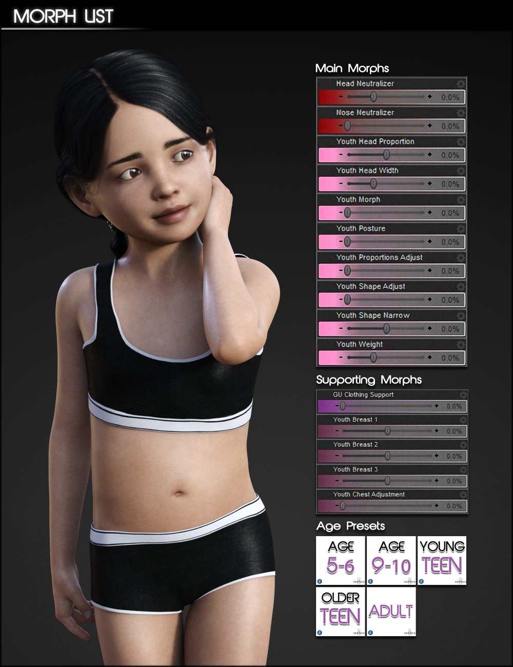 Growing Up for Genesis 8 Female(s) by: Zev0, 3D Models by Daz 3D