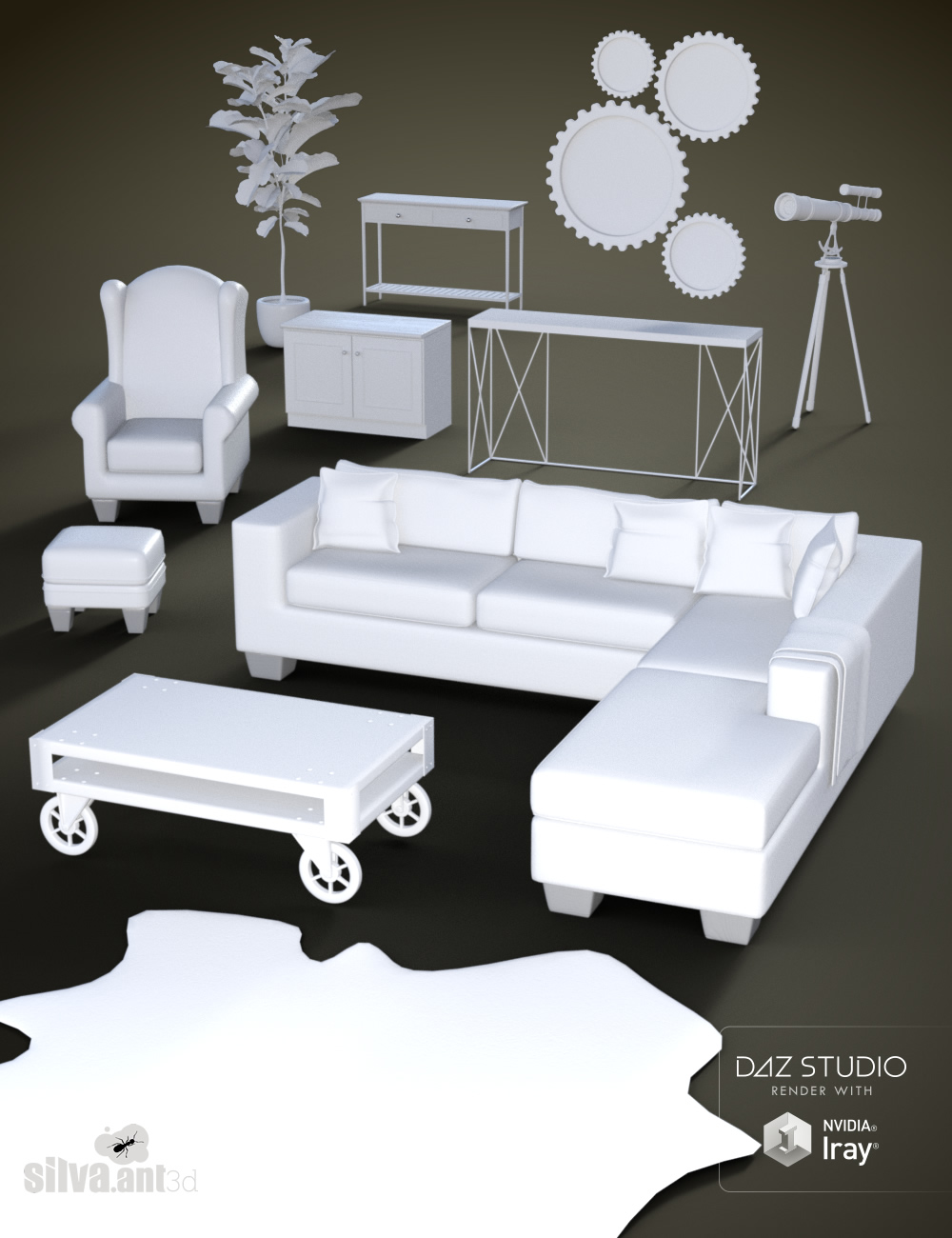 Sky Lounge by: SilvaAnt3d, 3D Models by Daz 3D