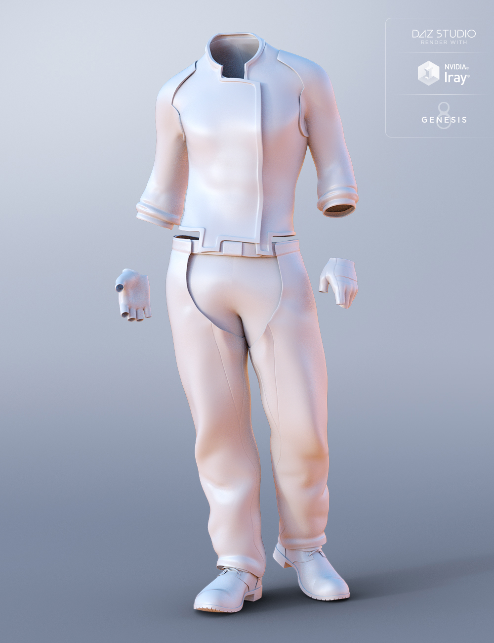 Sci-Fi Settler Outfit for Genesis 8 Male(s) by: , 3D Models by Daz 3D