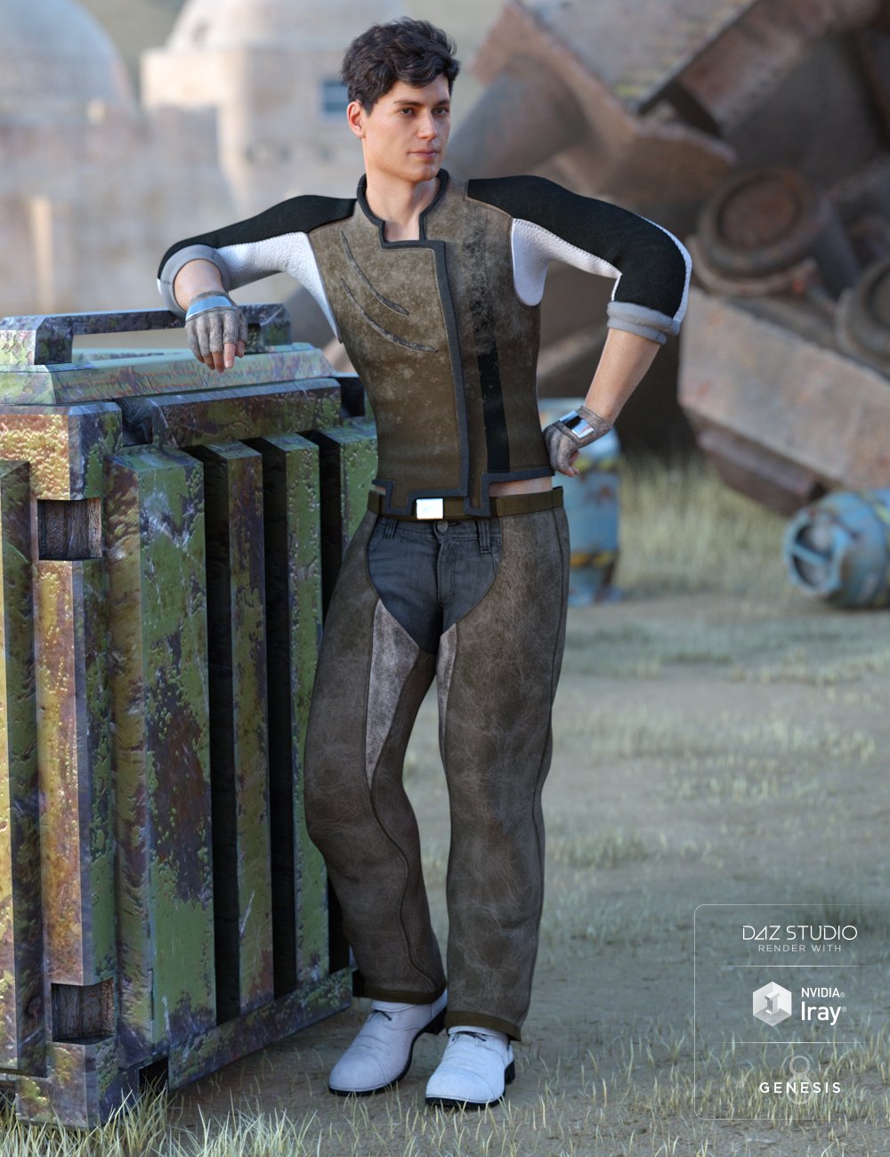 Sci-Fi Settler Outfit Textures by: , 3D Models by Daz 3D