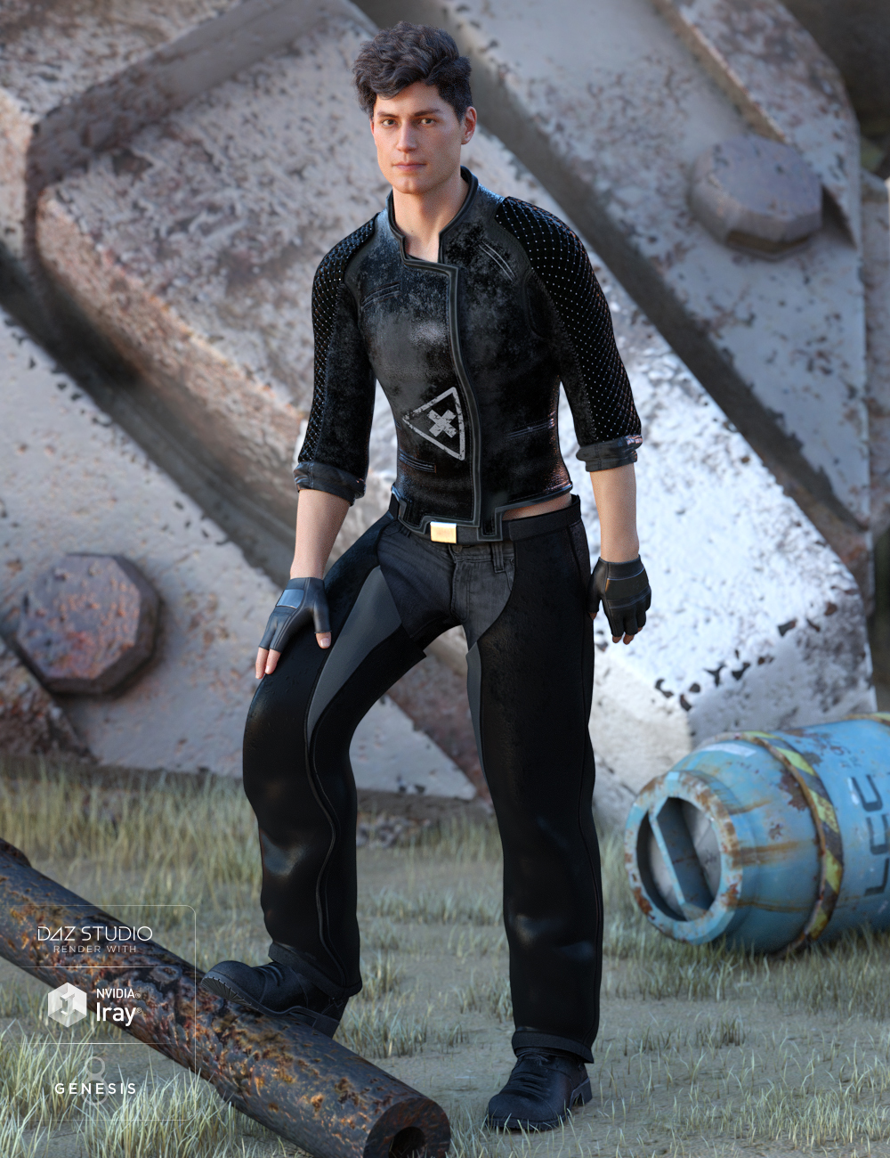 Sci-Fi Settler Outfit Textures by: , 3D Models by Daz 3D