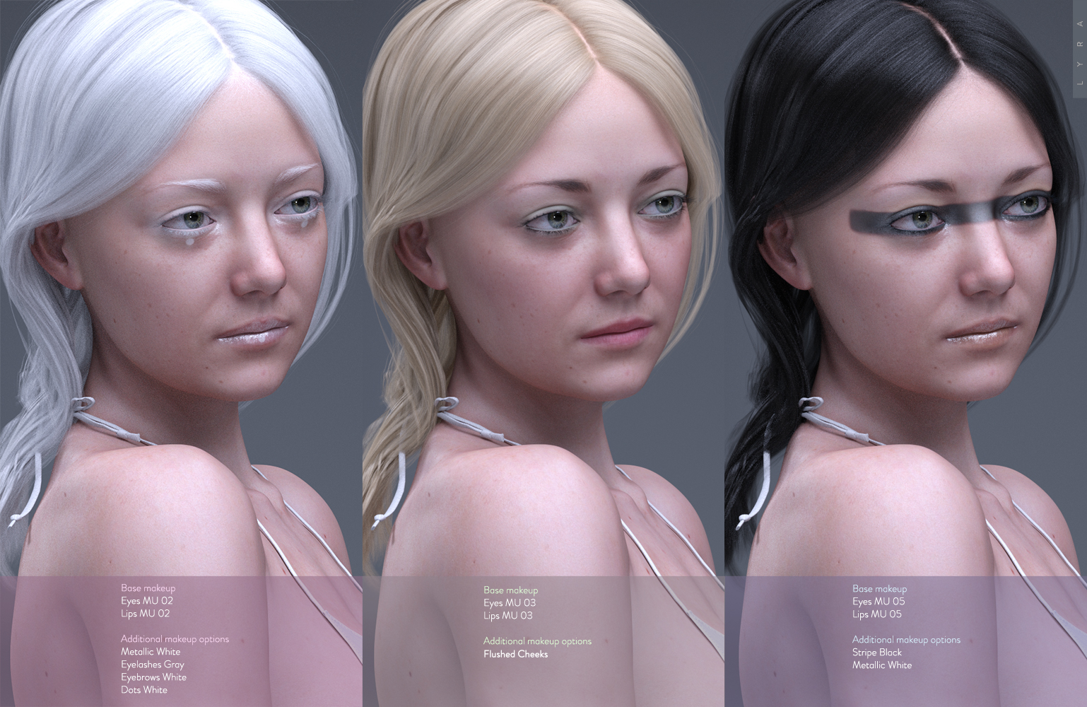Lyra HD for Genesis 8 Female by: bluejaunte, 3D Models by Daz 3D