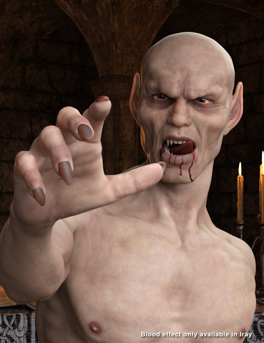 Vampyre for Genesis 8 Male(s) by: RawArt, 3D Models by Daz 3D