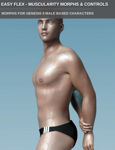 Easy Flex Muscularity Morphs for Genesis 8 Male(s) and Merchant Resource Easy Flex Muscularity Morphs for Genesis 8 Male(s) and Merchant Resource by: SF-Design, 3D Models by Daz 3D