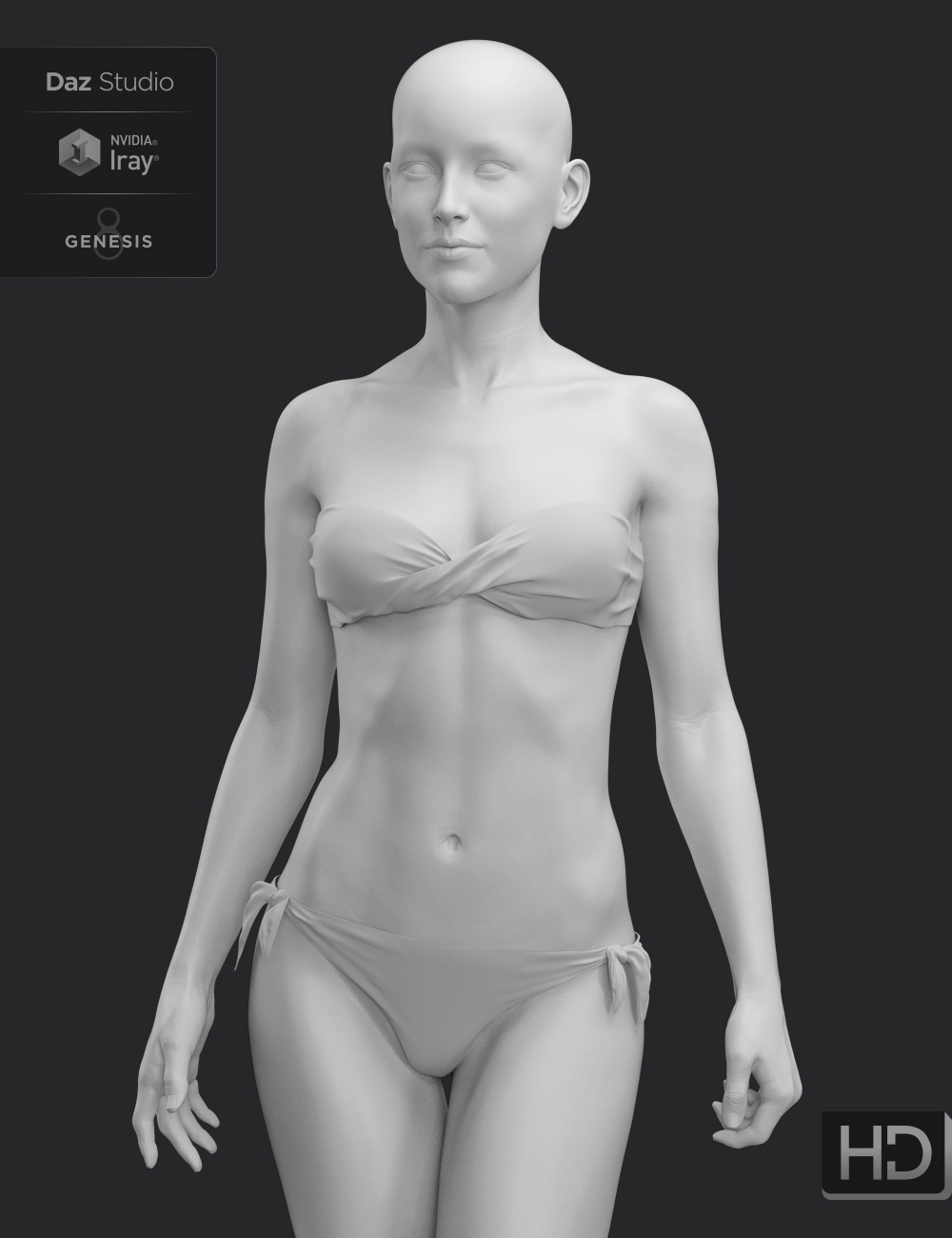 Stephanie 8 HD Add-On by: , 3D Models by Daz 3D