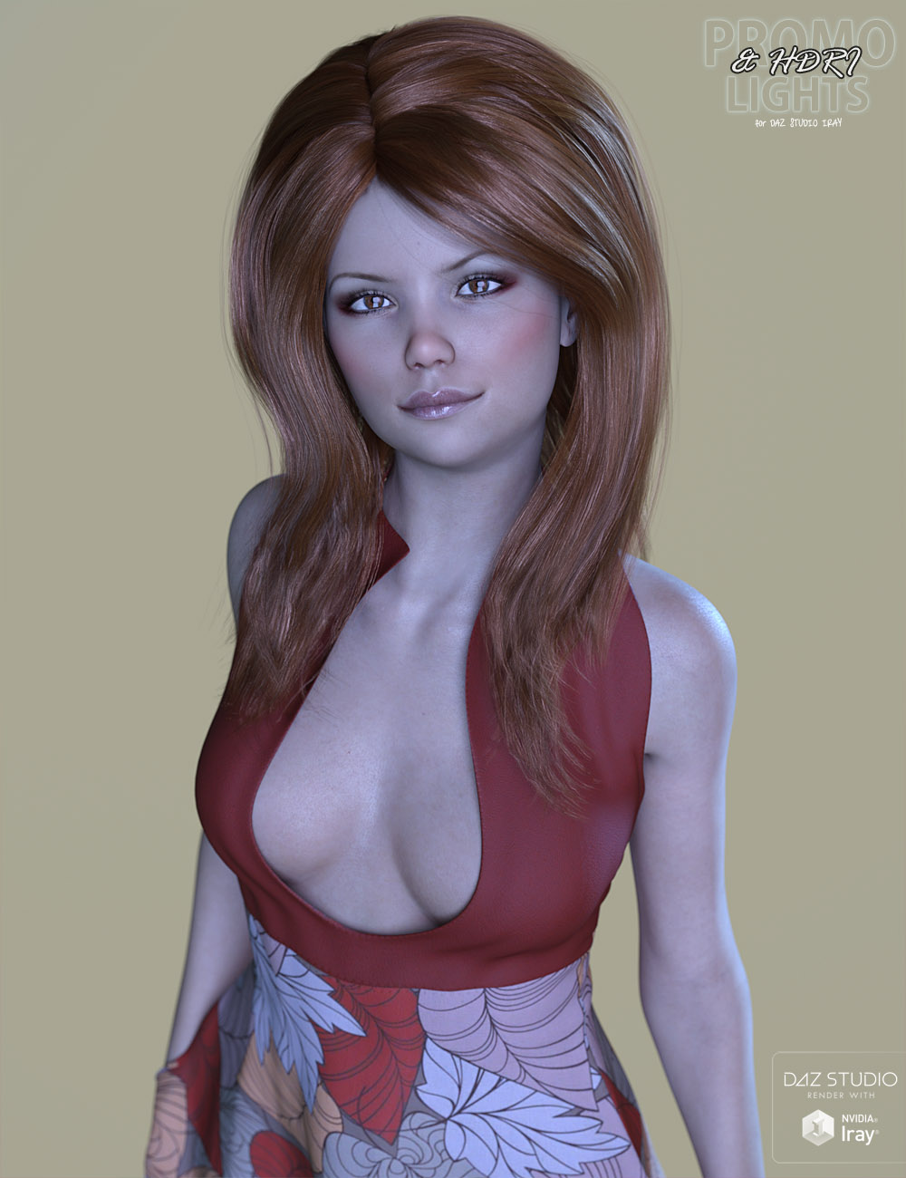 Iray Promo Lights & HDRI Render Settings by: ForbiddenWhispers, 3D Models by Daz 3D