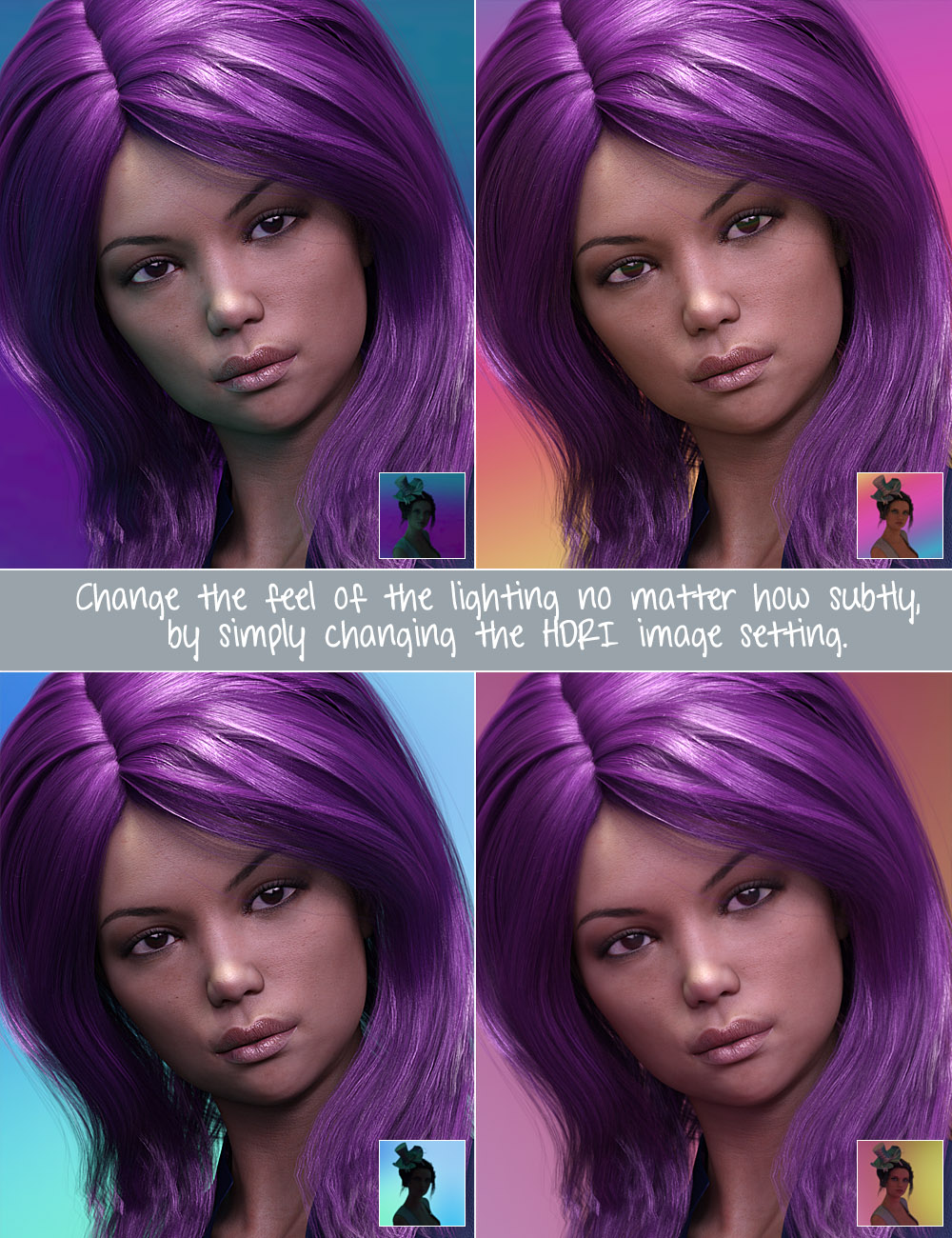 Iray Promo Lights & HDRI Render Settings Iray Promo Lights & HDRI Render Settings by: ForbiddenWhispers, 3D Models by Daz 3D