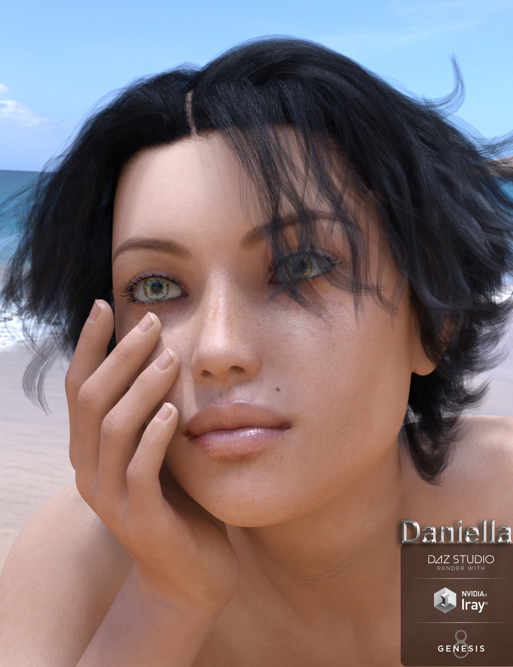 Daniella for Genesis 8 Female by: , 3D Models by Daz 3D