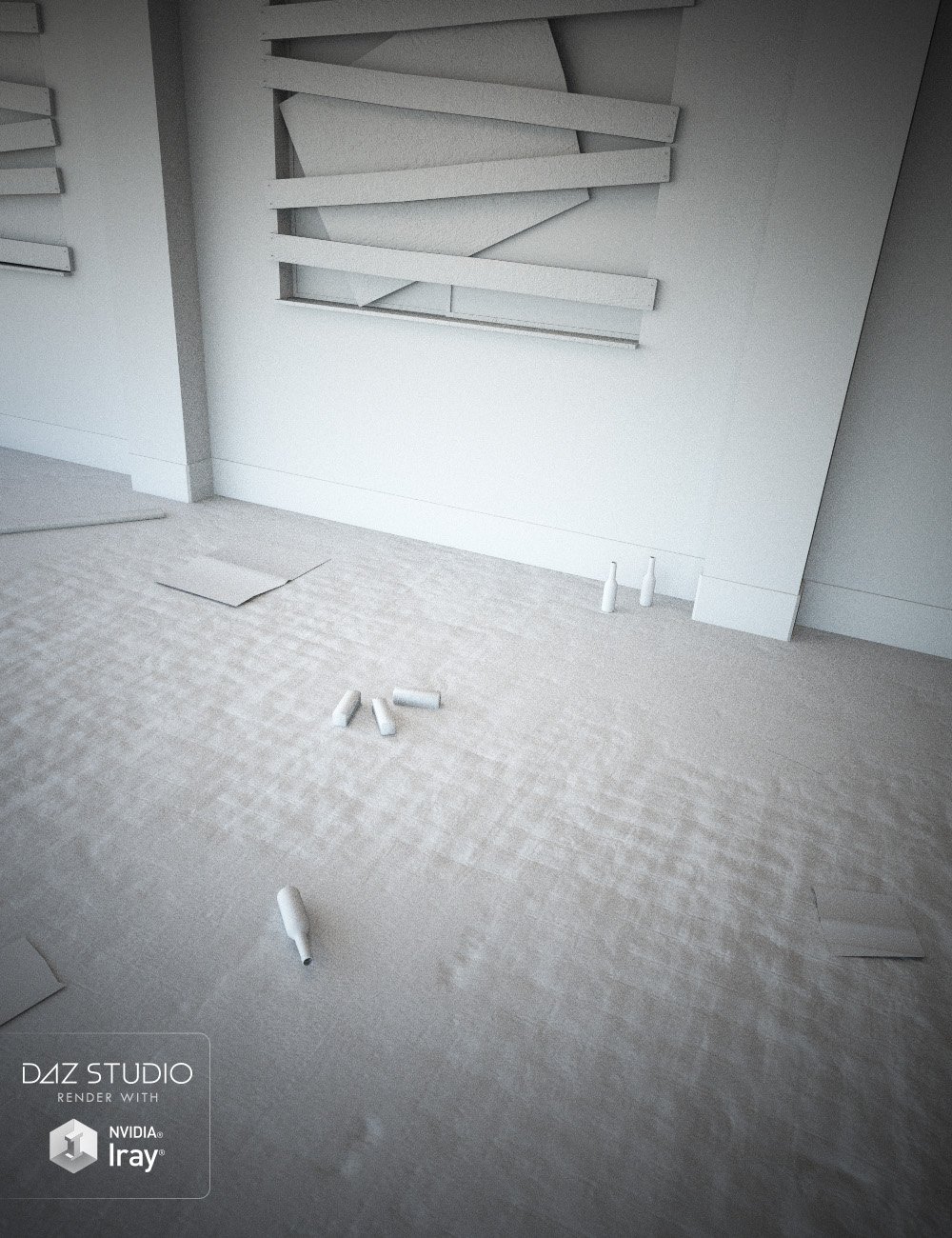 Rundown Interior Scene by: , 3D Models by Daz 3D