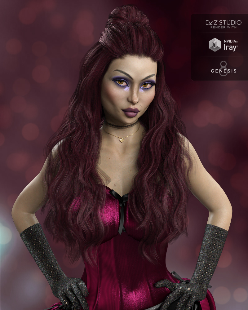 Lola for Genesis 8 Female by: TwiztedMetal, 3D Models by Daz 3D