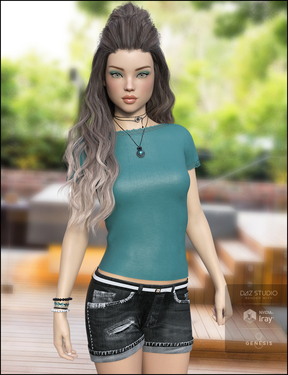 Wren for Teen Josie 8 by: RazielJessaii, 3D Models by Daz 3D