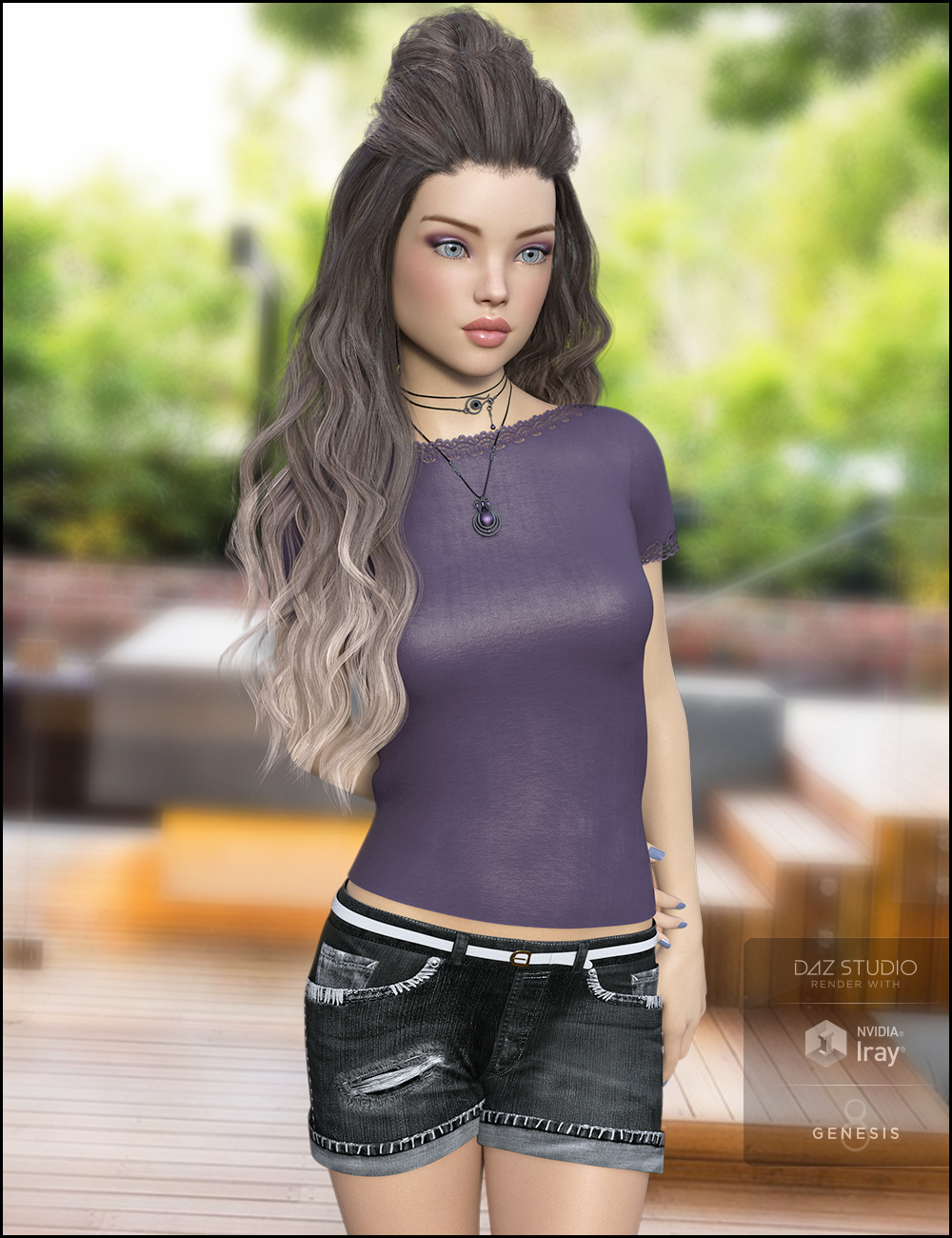 Wren for Teen Josie 8 by: RazielJessaii, 3D Models by Daz 3D