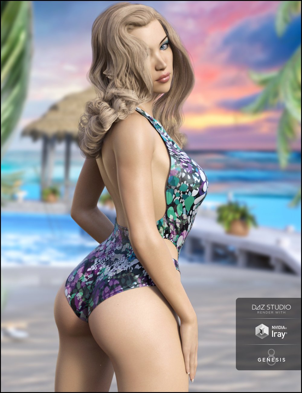 Slash Swimsuit for Genesis 8 Female(s) by: JessaiiDemonicaEvilius, 3D Models by Daz 3D