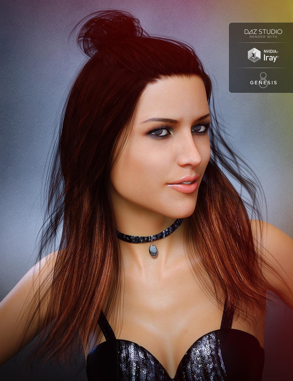 Sabela Hair for Genesis 8 Female(s) by: , 3D Models by Daz 3D
