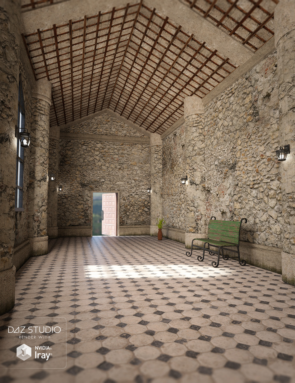 Bellissimo Corridoio by: , 3D Models by Daz 3D