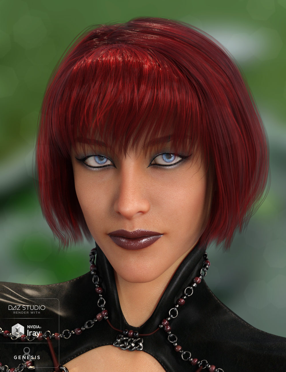 Swizzle Bob Hair for Genesis 8 Female(s) by: goldtassel, 3D Models by Daz 3D
