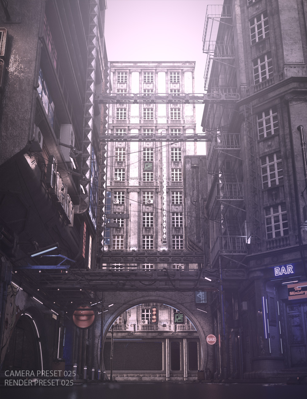 Lights and Cameras for Urban Future 5 by: Stonemason, 3D Models by Daz 3D