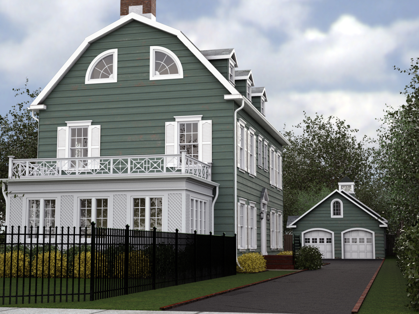 Collective3d Long Island Mansion by: Collective3d, 3D Models by Daz 3D