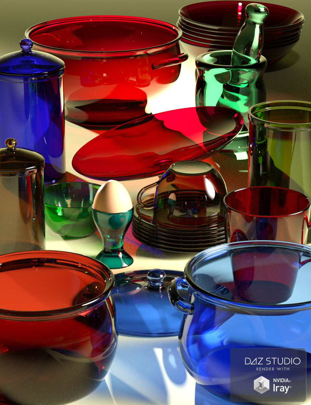 Everyday Crockery Daz 3D