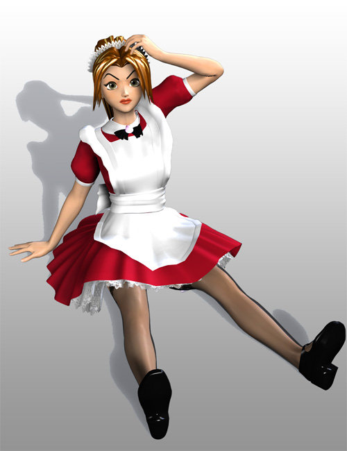 The Maid For Aiko 3 and Aiko Toon The Maid For Aiko 3 and Aiko Toon by: WillDupre, 3D Models by Daz 3D