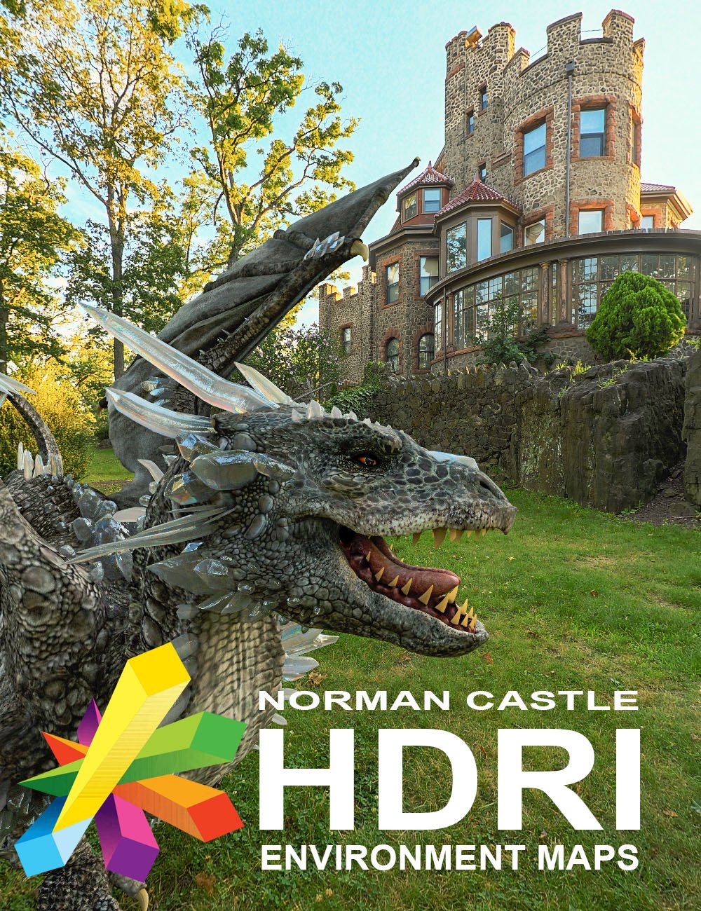 MEC4D HDRI Norman Castle - Megapack by: Mec4D, 3D Models by Daz 3D