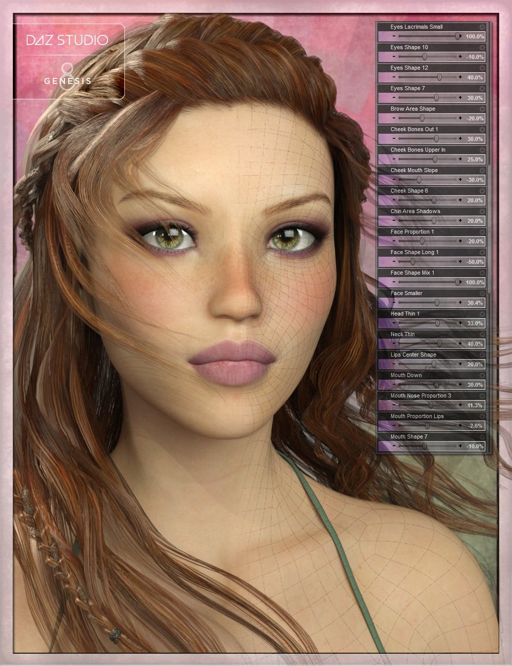 Genesis 8 Female Head Morph Resource Kit 2 by: ThorneHandspan Studios, 3D Models by Daz 3D