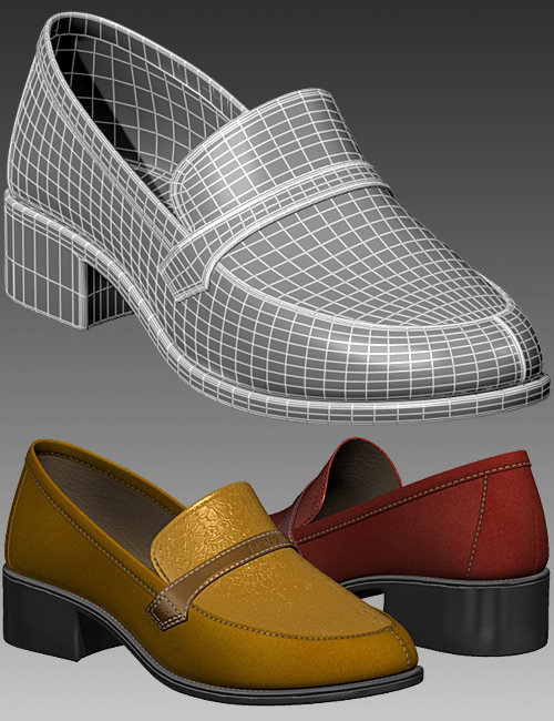 Casual Leisure Shoes Casual Leisure Shoes by: idler168, 3D Models by Daz 3D