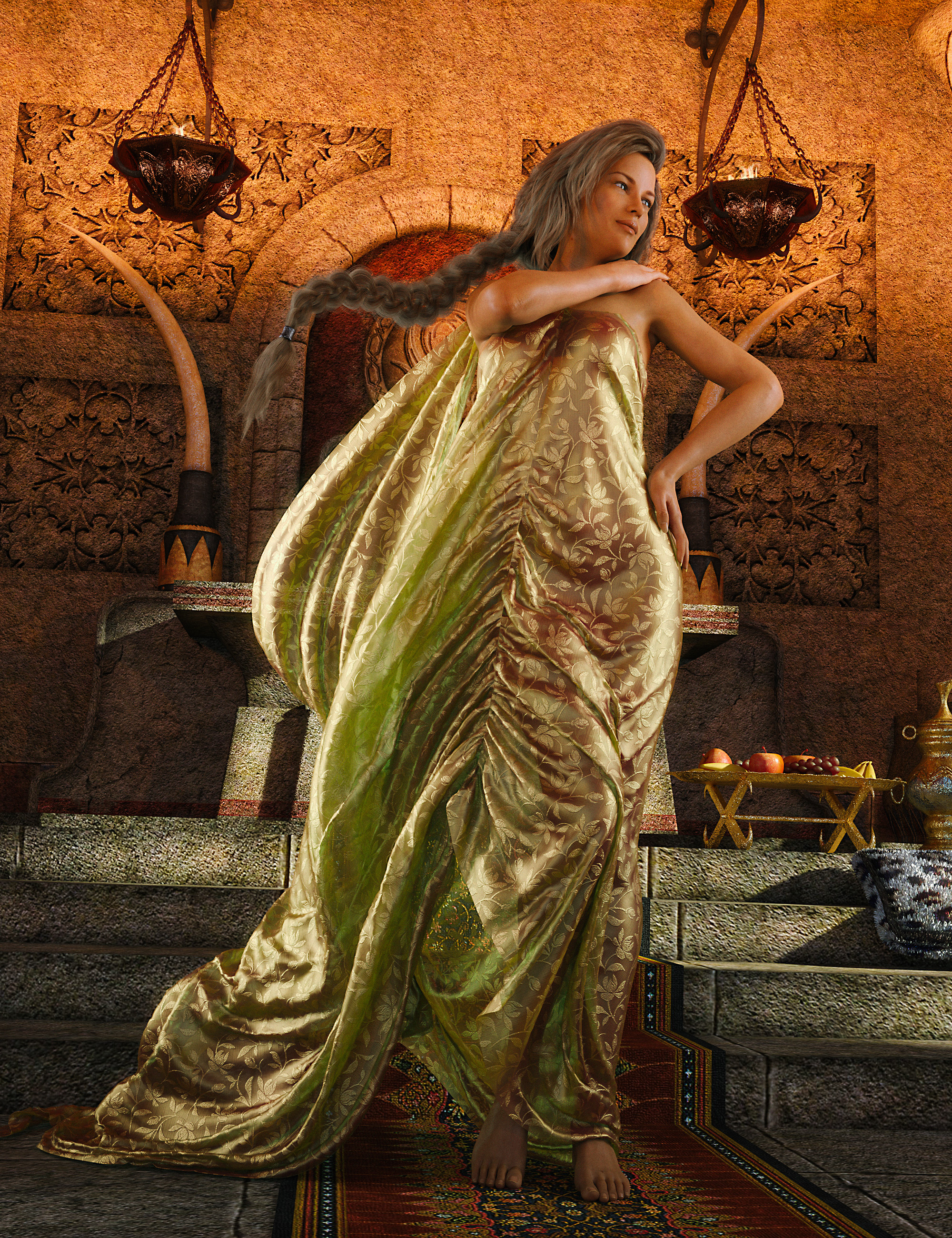 Dance of the Veils for Victoria 8 by: Jepe, 3D Models by Daz 3D