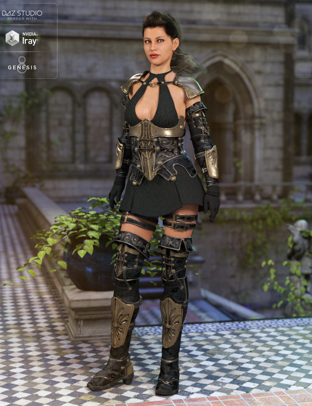 Shadow Thief Outfit Textures by: Anna Benjamin, 3D Models by Daz 3D